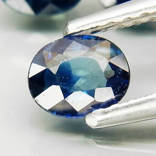Oval 5x4mm.Best Color! Blue Normal Heated Sapphire Madagascar 0.50Ct Each