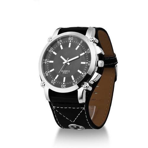 Fashion Leather Oversized Men Quartz Luminous Hands Wrist Watch SeÃÂÃÂ±oras