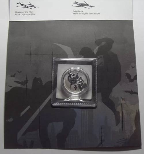 2016 Canada Batman v Superman Dollar OUNCe Silver Coin UNC