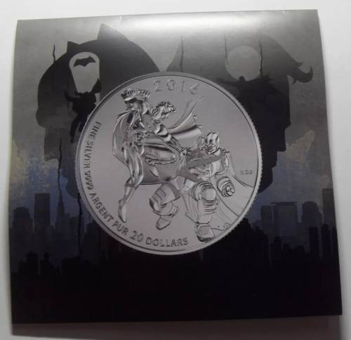 2016 Canada Batman v Superman Dollar OUNCe Silver Coin UNC
