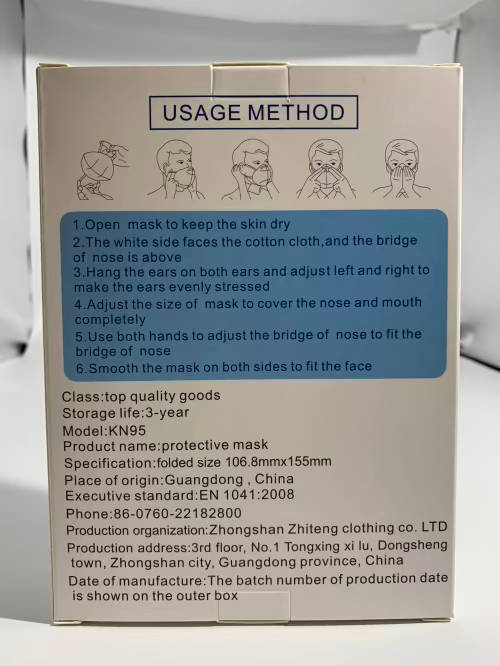 KN95 Masks 10 Boxes 100 Pieces