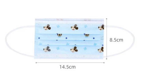Face Mask - Disposable Protective for Children - Mickey 10 Pack