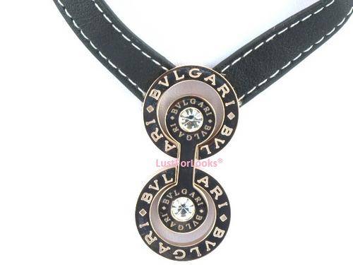 ***R999*** Leather  [ Bvlgari Necklace ] Perfect gift [ Wedding? Party? ] LustForLooks