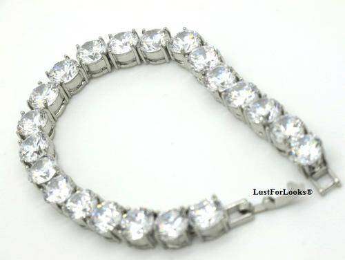 *** Made By Swarovski Elements *** Ladies Tennis Bracelet *** Money Back Guarantee * [ For Her ] *