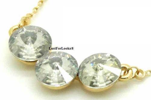 ****R999**** Bridal ? Engagement ? Wedding ? Party ? NECKLACE # Fresh ROSE  Gold Plated