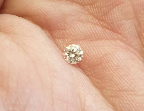 Magnificent 0.20ct Natural Loose Diamond VVS2/H Brilliant Round Cut !