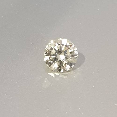 Stunning 0.51ct Lab Certified Natural Round Cut Diamond VVS2 / J Gorgeous Tone !