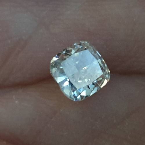 *ICE WHITE BRILLIANCE* 0.59ct IGL LAB Certified Natural Cushion Cut Diamond SI1/D ! - Stunning !