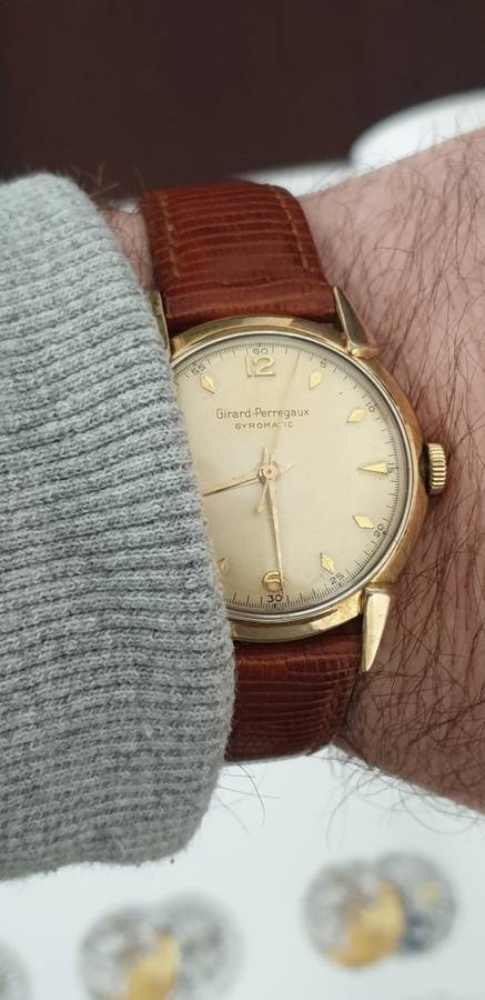 Stunning Vintage 1950's Girard Perregaux Hand-Winding watch 10K Gold Filled -  Excellent Condition!