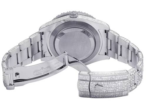 Investment Piece ! ROLEX Datejust II Mens Watch Encrusted with 18.75ct Natural Diamonds!