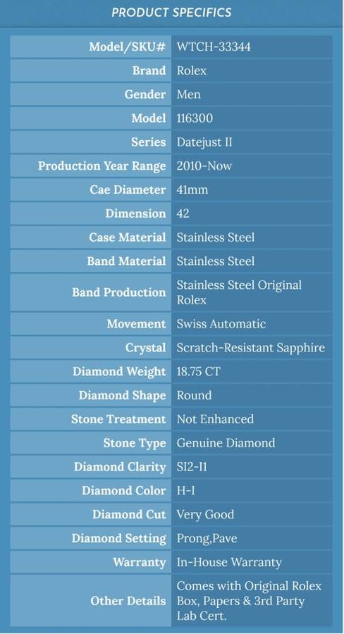 Investment Piece ! ROLEX Datejust II Mens Watch Encrusted with 18.75ct Natural Diamonds!