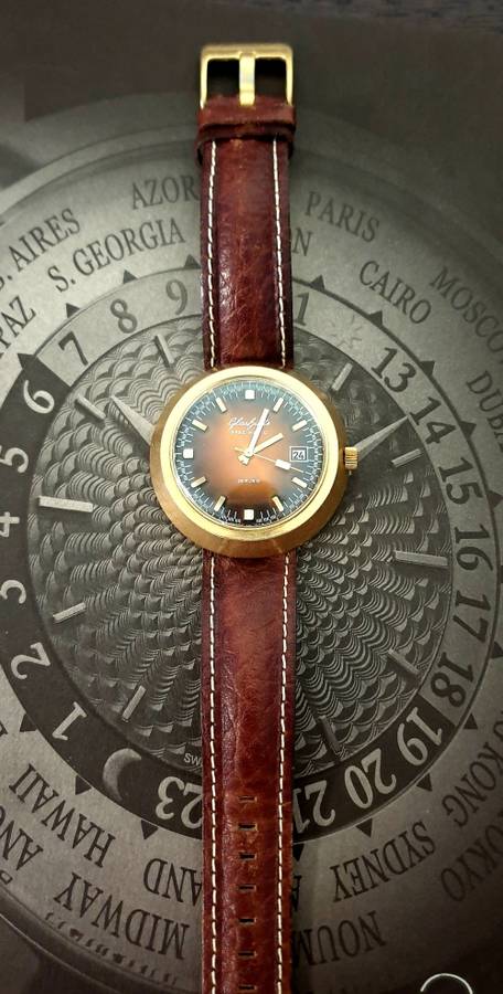 Vintage German 1960's Glashutte Spezimatic 42mm Mens Wristwatch | Serviced | Gold Plated