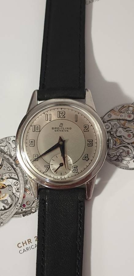 Vintage Swiss 1950's Brietling 35mm Mens Wristwatch | Serviced | Self Winding |