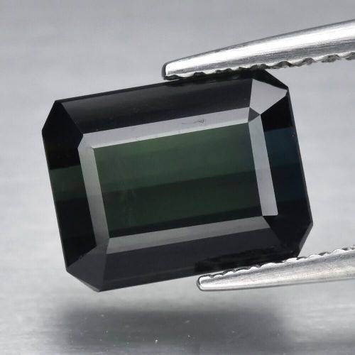 2.58ct  Natural Mined Deep Racing Green Mozambican Tourmaline | Emerald Cut | Eye Clean