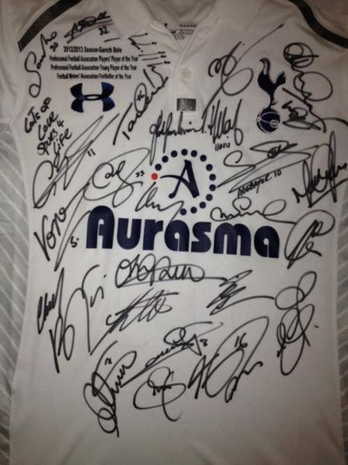 Tottenham Hotspur FC 2012/13 - "GARETH BALE - RECORD SEASON" Jersey! "SALE"!