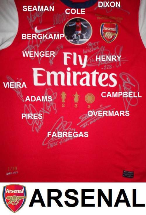 Arsenal FC 2012/13 - Limited Edition 'THIERRY HENRY - LEGEND' Jersey with LOA!