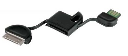 iPhone, iPad, iPod sync/charge keyring cable