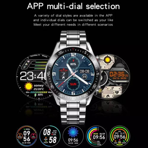 C2 Smart Watch IP 68 Waterproof Call Reminder Blood Pressure Fitness Watch
