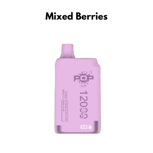 POP HIT Rechargeable Vape (12000Puffs) Mixed Berries