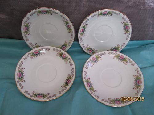 4 China sideplates
