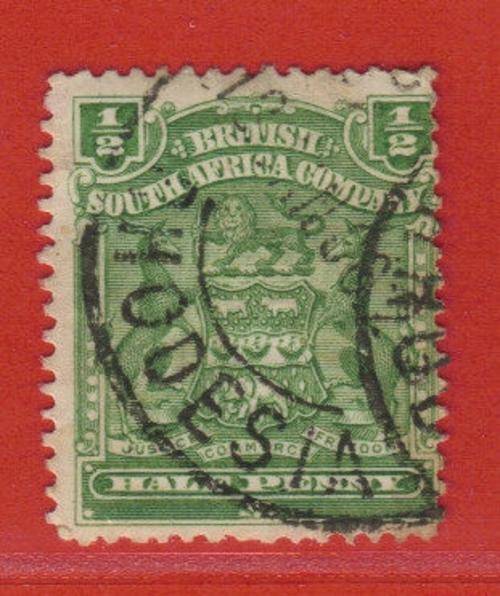 Rhodesia SACC67a 1898