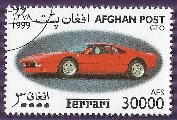 Afghanistan 1999 Ferrari car. CTO