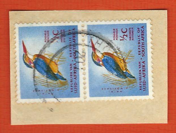 RSA  Postmark/ Post mark/ cancel/ used on paper