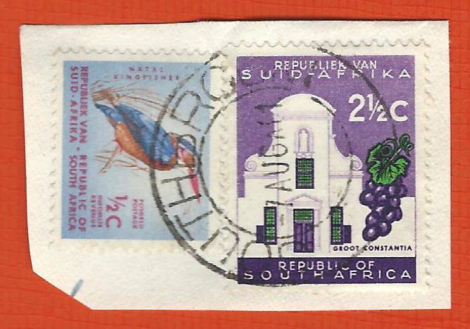 RSA  Postmark/ Post mark/ cancel/ used on paper