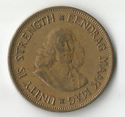 Coins - Republic of South Africa- 1962- 1c- Numismatics- Circulated