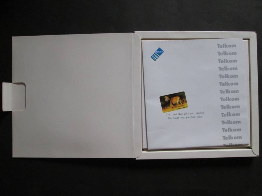 1993- Telkom Phonecards- The Big Five Presentation Pack - R10 Cards-  Vintage-Collectable