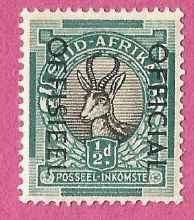 Union of South Africa Official- Used- Cancel- Postmark- Post mark- Thematic