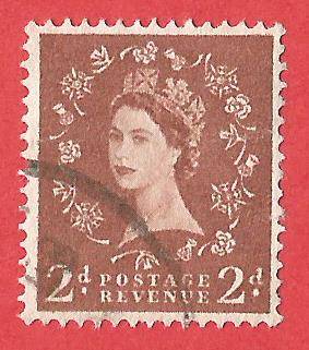 England- Used- Cancel- Postmark- Post Mark `Wildings`
