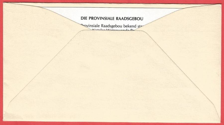 RSA- 1989- The Provincial Council Building-FDC- Commemorative- Cancel- Pietermaritzburg