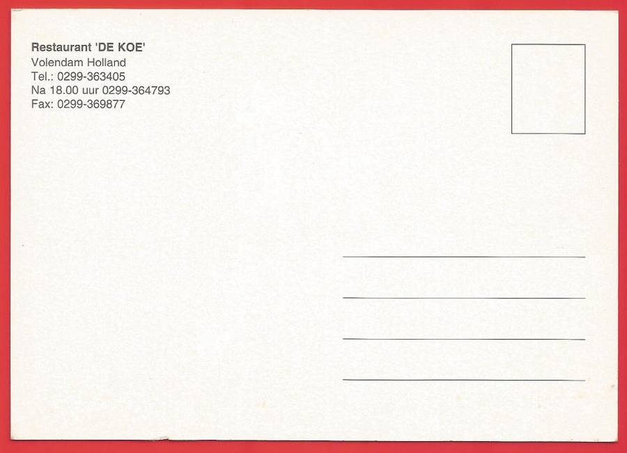 Postcard- Post Card- Unused- Thematic- Fauna- Cow- Tradition- Costumes