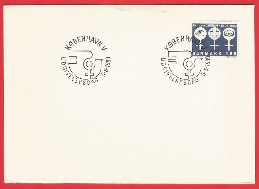 Denmark FDC 1980 World Conference of the U.N. Decade for Women