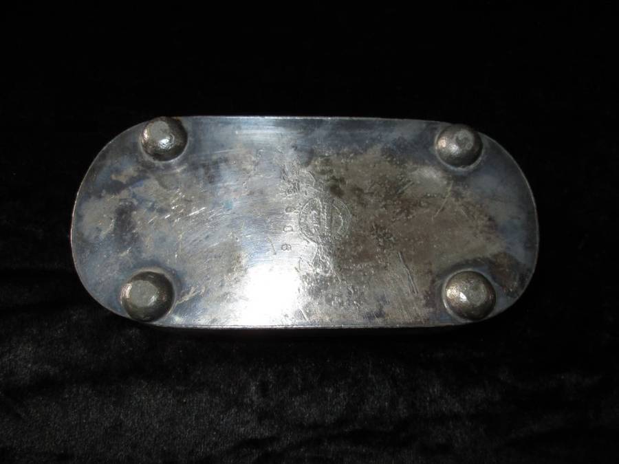 Pewter Flower Case The Von Bergh SPCQ Rochester NY. 6305