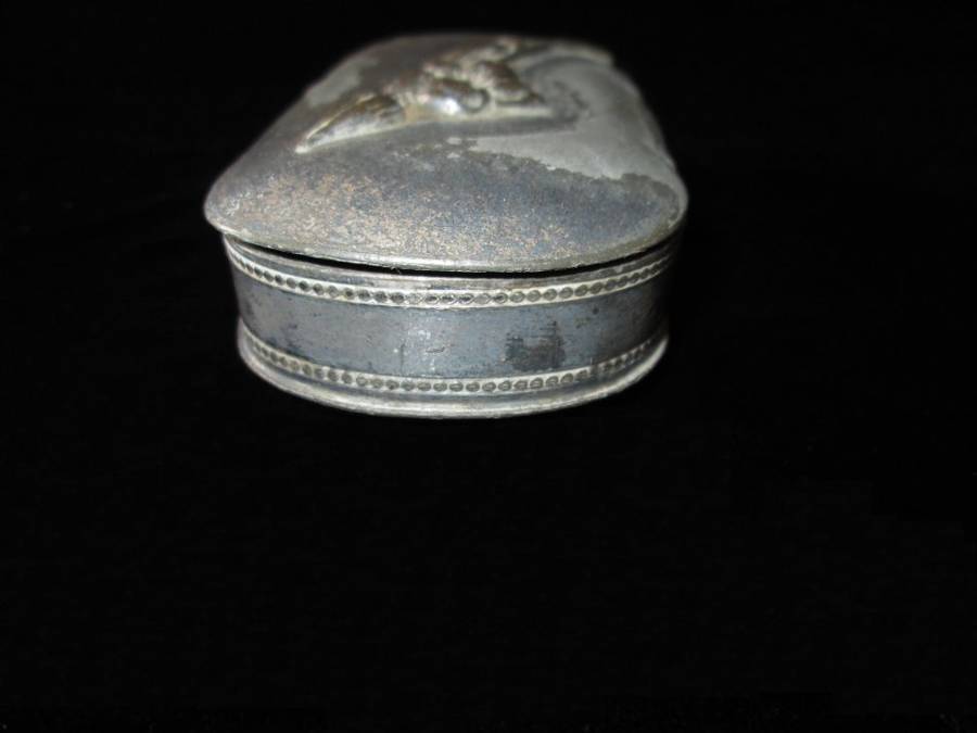Pewter Flower Case The Von Bergh SPCQ Rochester NY. 6305