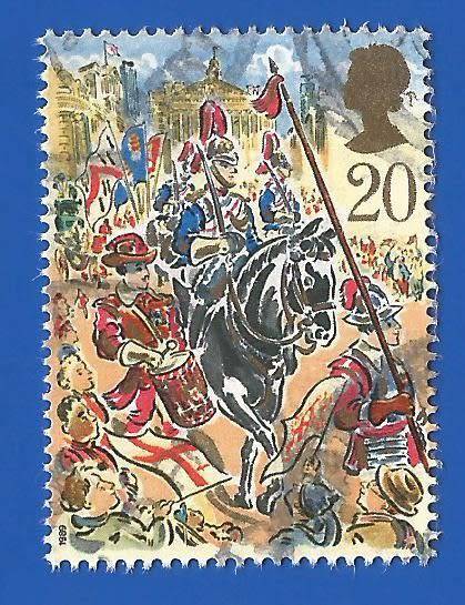England 1989 The 800th Anniversary of the Show of Lord Mayor -Used-Thematic-Scenery
