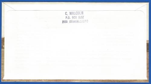RSA-FDC-Cover-1995- FDC6.11 75th Anniv. of Transatlantic Flight  -Thematic-Plane Addressed
