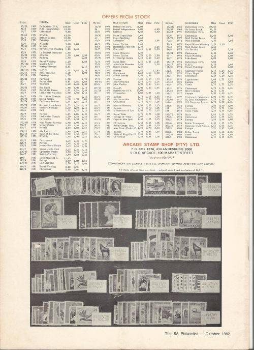 SA Philatelist Magazine-Oct-1982-Vol 58 No10-Pg309-340(Magazine was Folded in Half)
