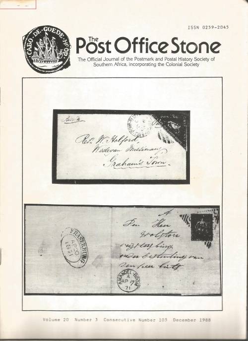 The Post Office Stone Magazine-December 1988-Volume 20- No3-Pg1-44