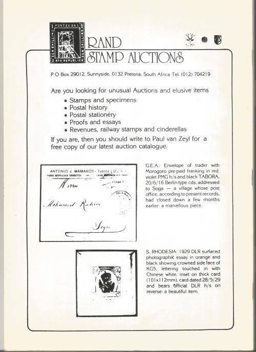 The Post Office Stone Magazine-April 1990-Volume 23- No1-Pg1-50