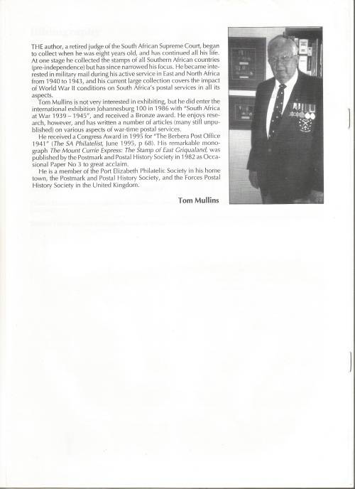 The Stampless Air Mail Letter Cards & Air Letters used by South African Troops-1941/1945-Pg1-14