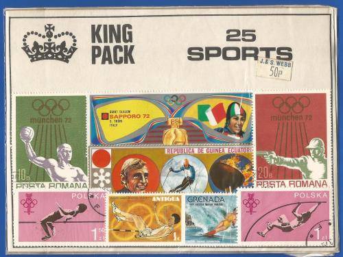 Pre-Packed Stamps-Used-Unchecked-Theme Stamps-Sold as Is