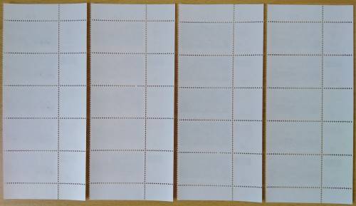 1982-SWA-MNH-Mountains of S.W.A.-Control Blocks-SACC 407-410.