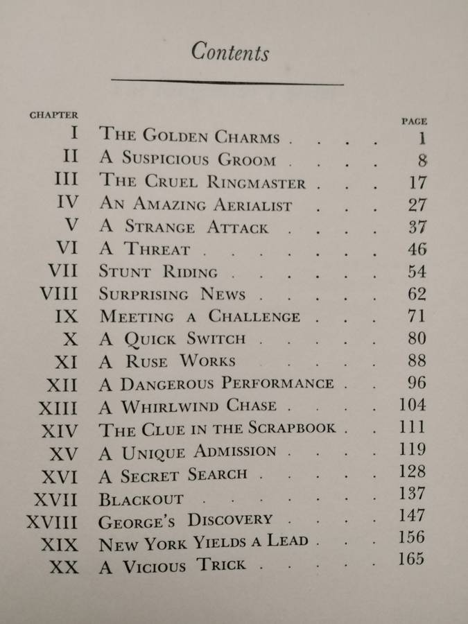 The Ringmaster`s Secret - Carolyn Keene. Nancy Drew - 1953 214 pages Some damage to Jacket MerlinsAr