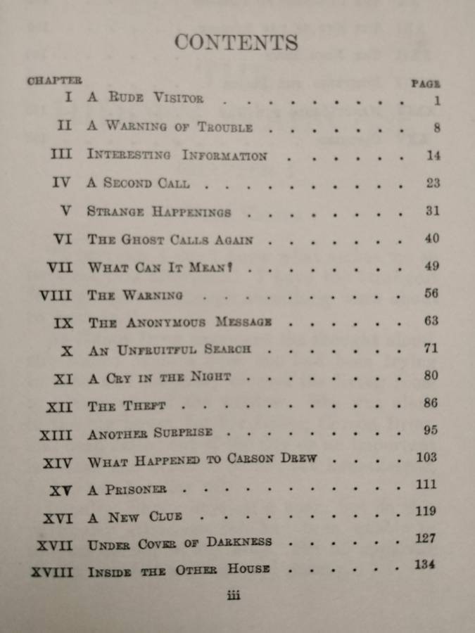 The Hidden Staircase - Carolyn Keene. Nancy Drew - 1930 214 pages No Dust Jacket