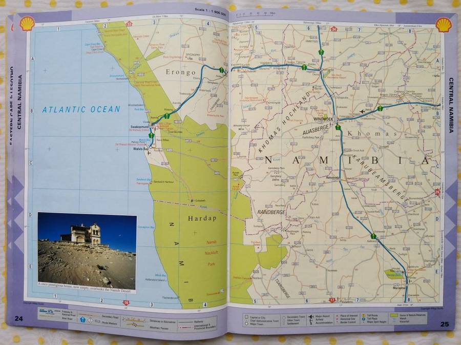 Book-Shell Touring Atlas of Southern Africa/2nd Edition/116pages