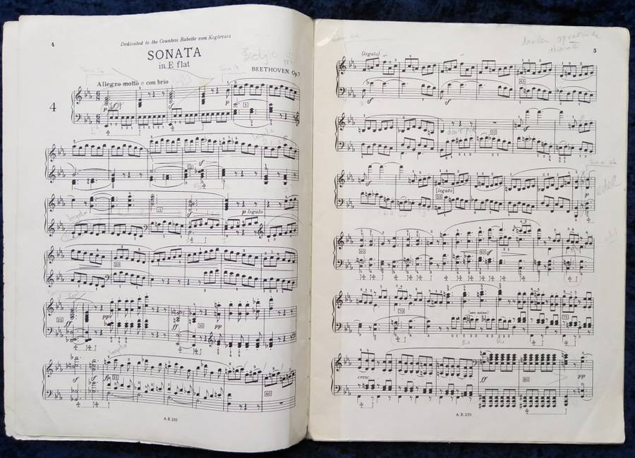 Book-Beethoven Sonatas for Pianoforte