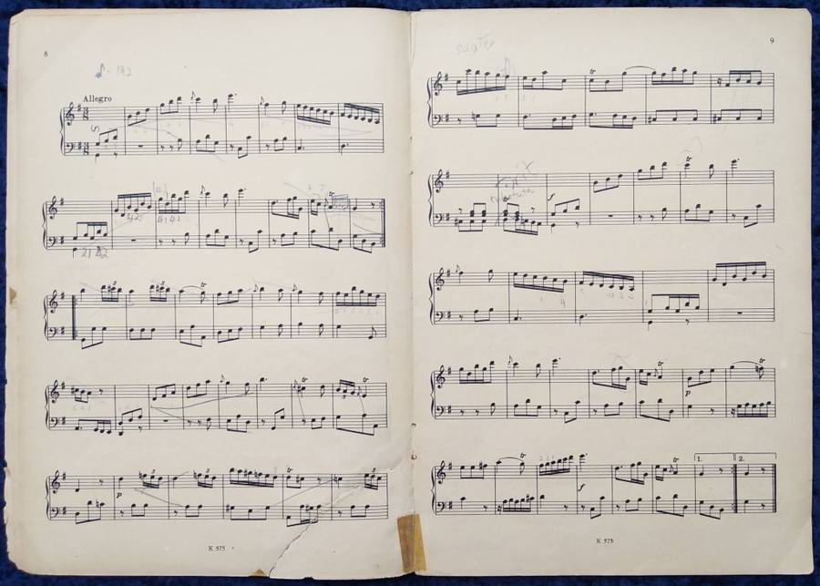 Book-Phillip Emanual Bach/Sonaten Fur Klavier